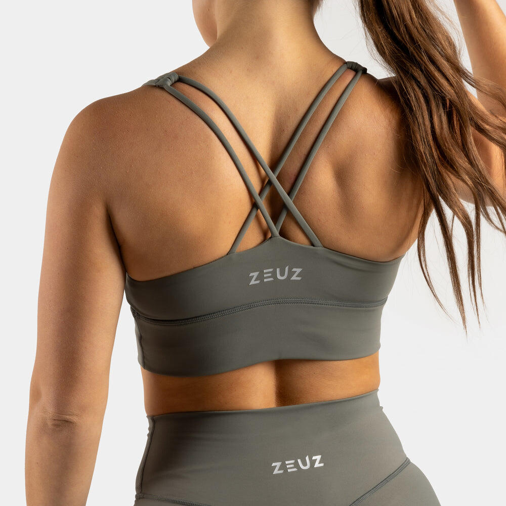ZEUZ Soutien-Gorge Sport Femme – Shock Absorber Sport BRA – Vert – Taille L 2/7
