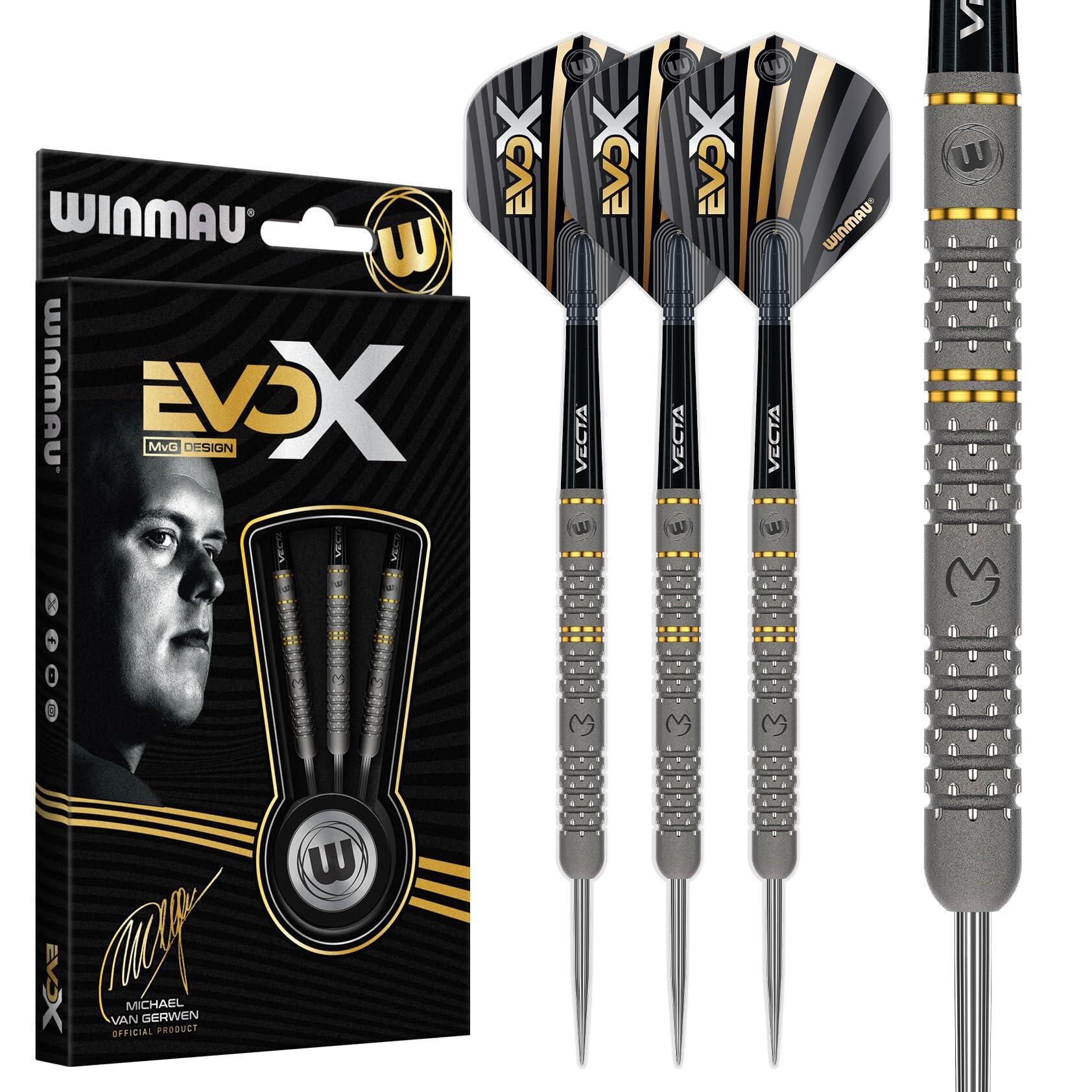WINMAU Šipky steel Winmau MvG Evo-X 21g, 90% wolfram