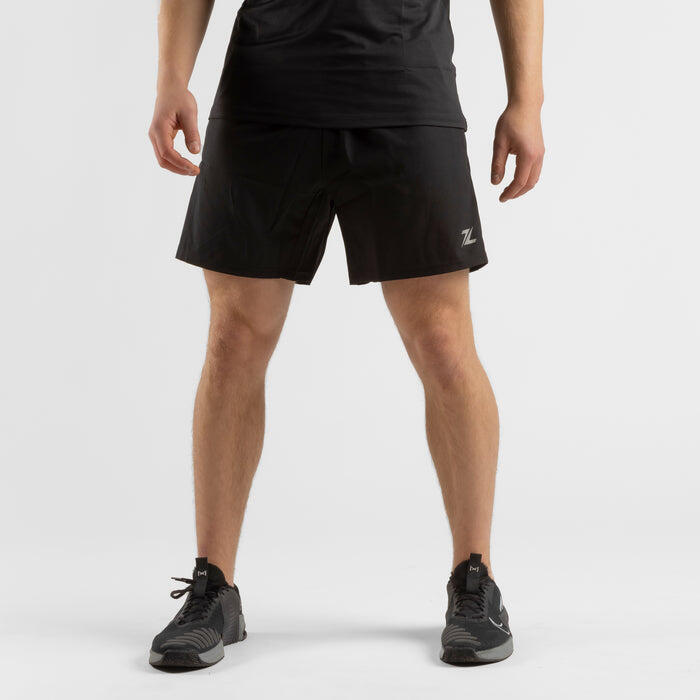 Pantaloncini sportivi da uomo ZEUZ, neri, taglia S 2/6