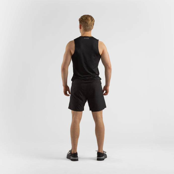Pantaloncini sportivi da uomo ZEUZ, neri, taglia S 5/6