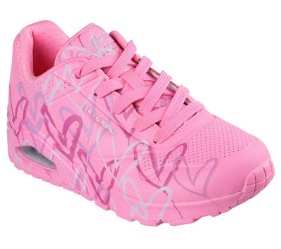 Skechers Uno Spread The Love. Sneaker Donna. Rosa HTPK. 38 EU