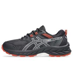 Chaussures De Running Enfants, Unisexe - ASICS Pre Venture 9 GS - Black/White