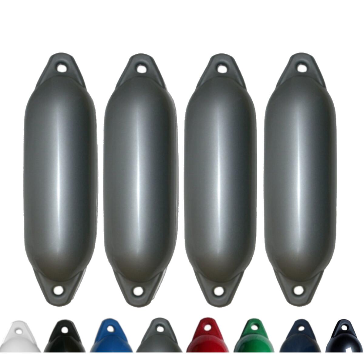 Majoni - Set De 4 Pare-battages De Star 25 - Argent, 58 X 15 Cm - Défense De Ponton - Gris - 40 M - Decathlon