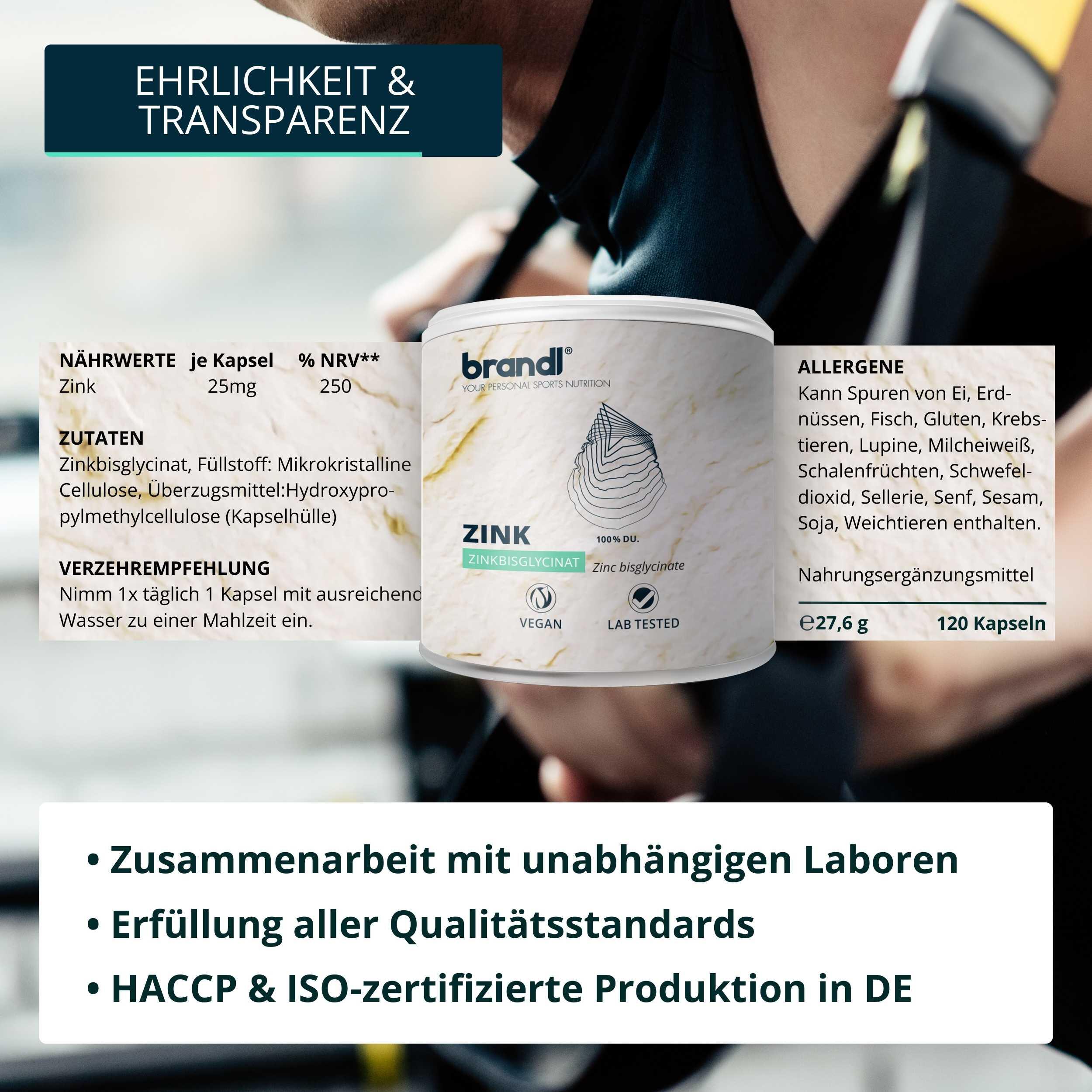 brandl® - Zink aus Zink Bisglycinat 5/6