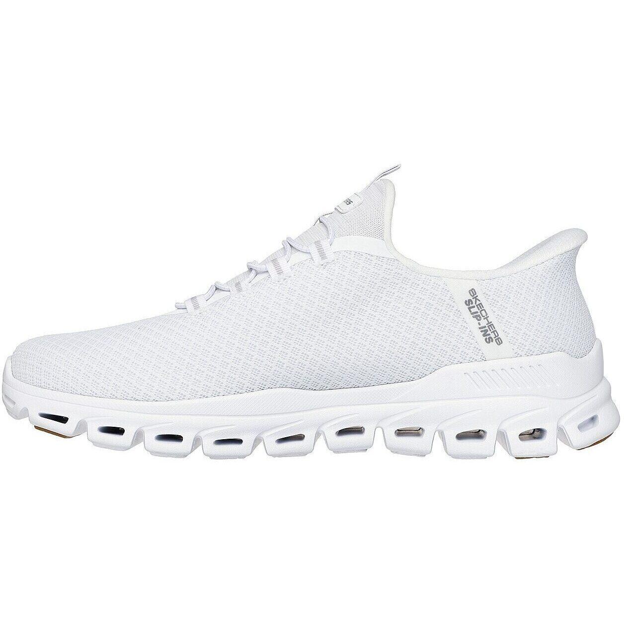 Baskets Skechers Glide-step - Noxus, Blanc, Hommes 5/7