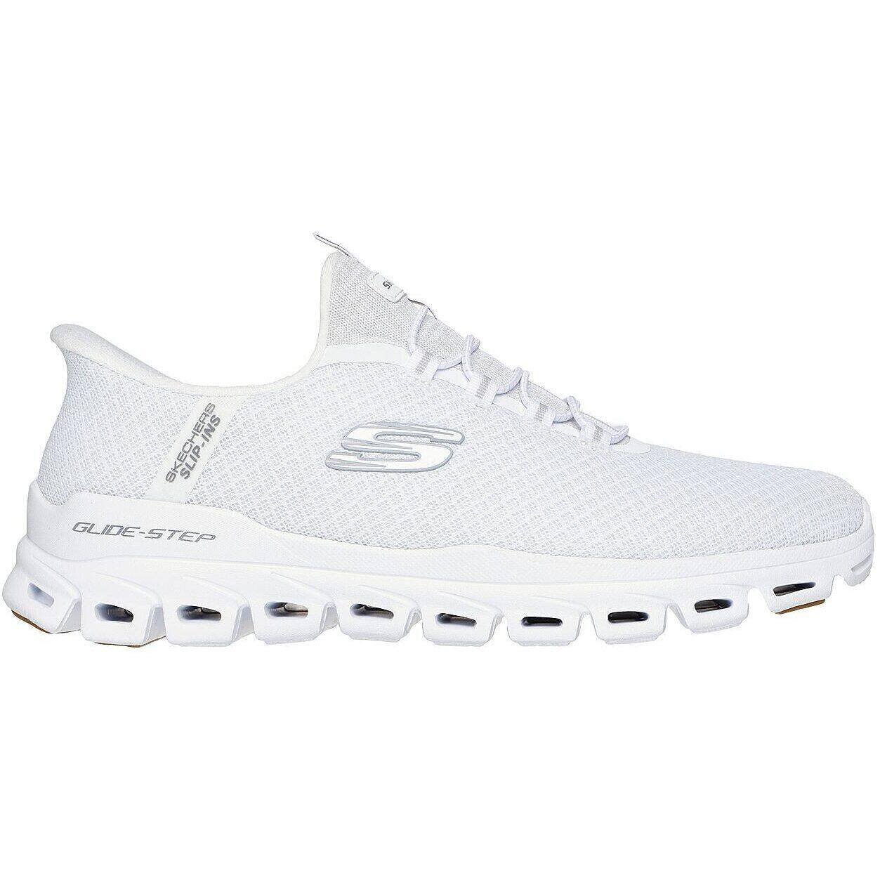Baskets Skechers Glide-step - Noxus, Blanc, Hommes 3/7