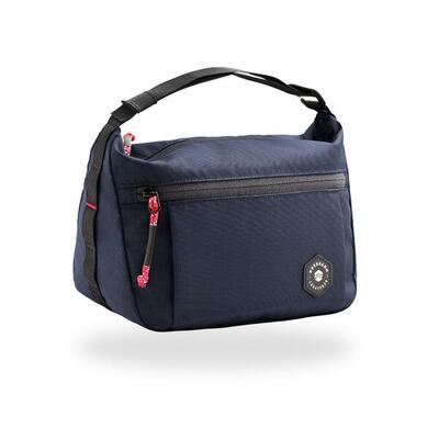 Chalkbag voor boulderen met grote opening, magnesiatas met grote opening, blauw