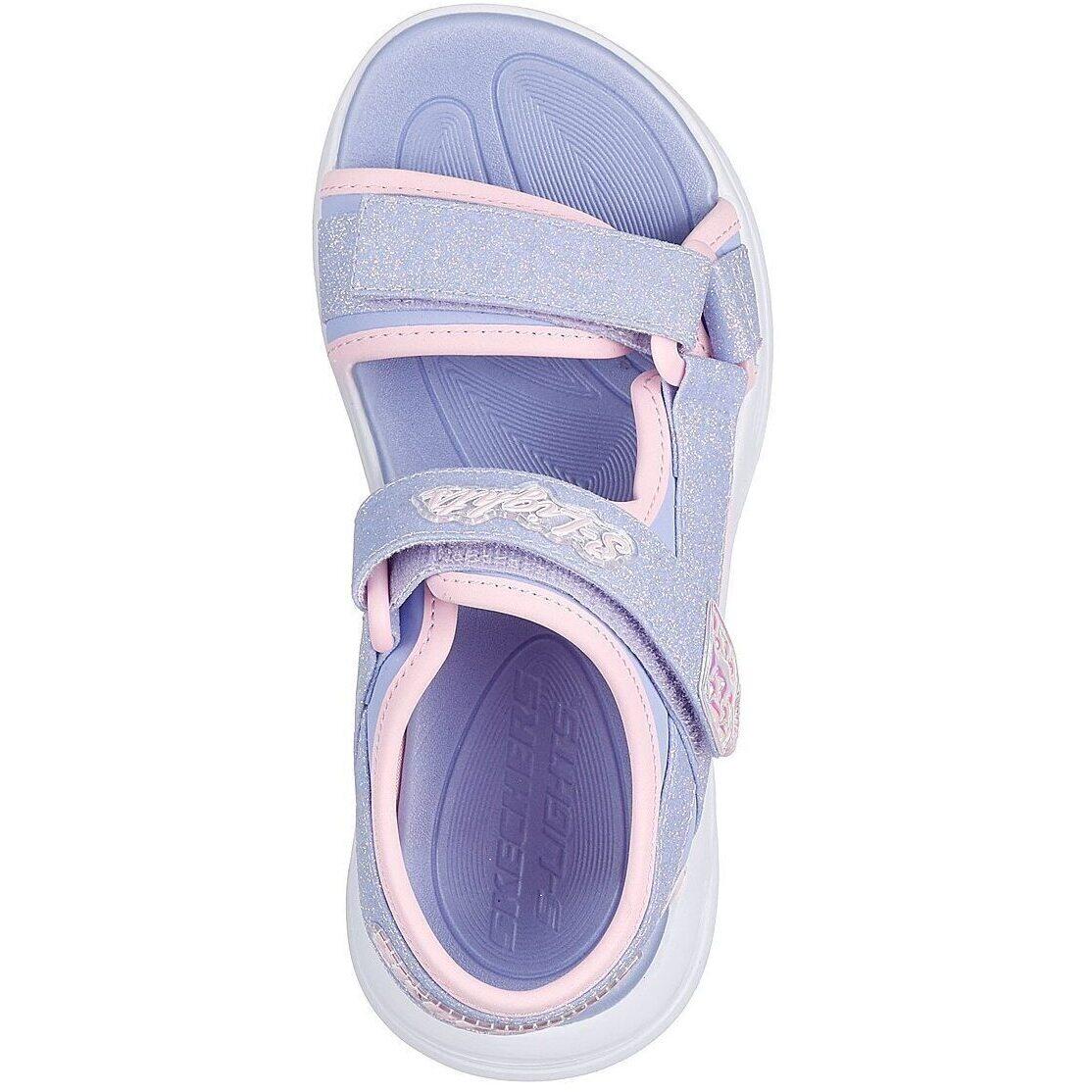 Sandalen Skechers Sola Glow Sandal, Paars, Kinderen 2/5