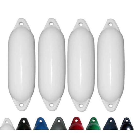 Set de 4 pare-battages de Star 15 - blanc, 45 x 12 cm