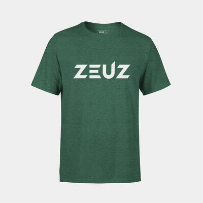 Zeuz sport t-shirt unisex - sportkleding man & vrouw - maat xs - groen