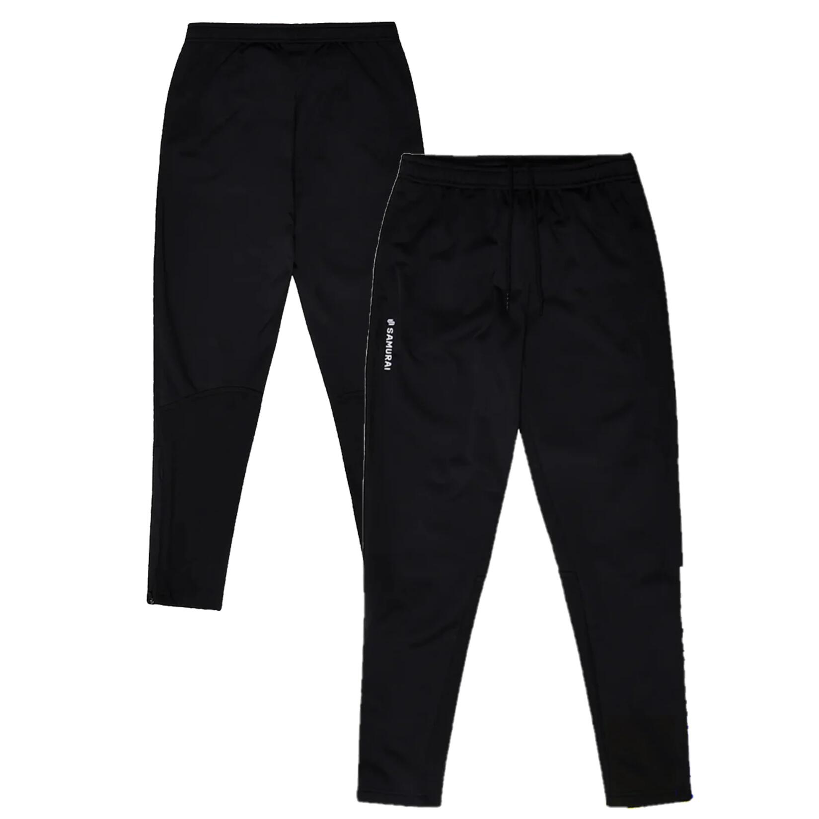 NO BRAND Samurai Kid's Rugby Trousers Black Tapered Training Pants