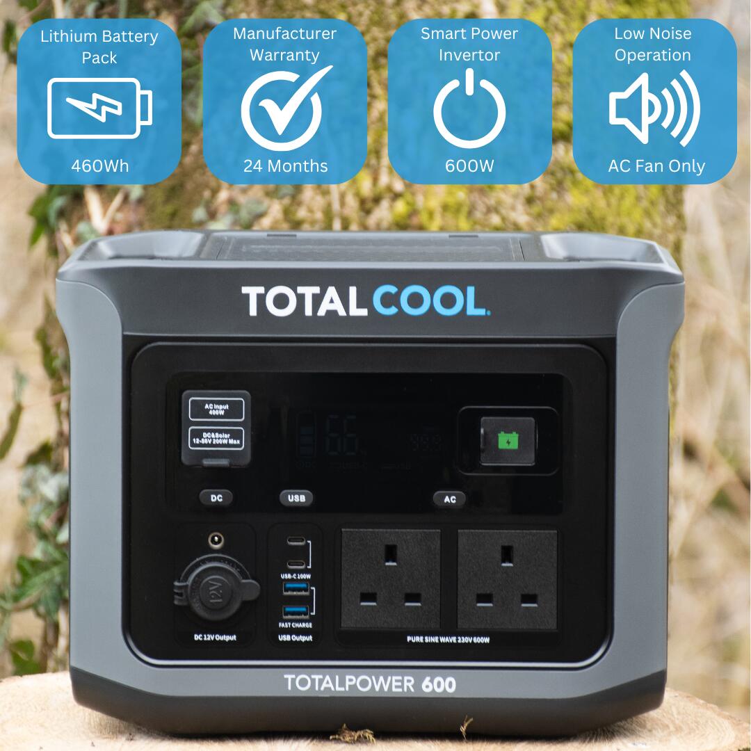 Totalpower 600 Draagbare Powerbank - 600W Zonne-energie Station 3/7