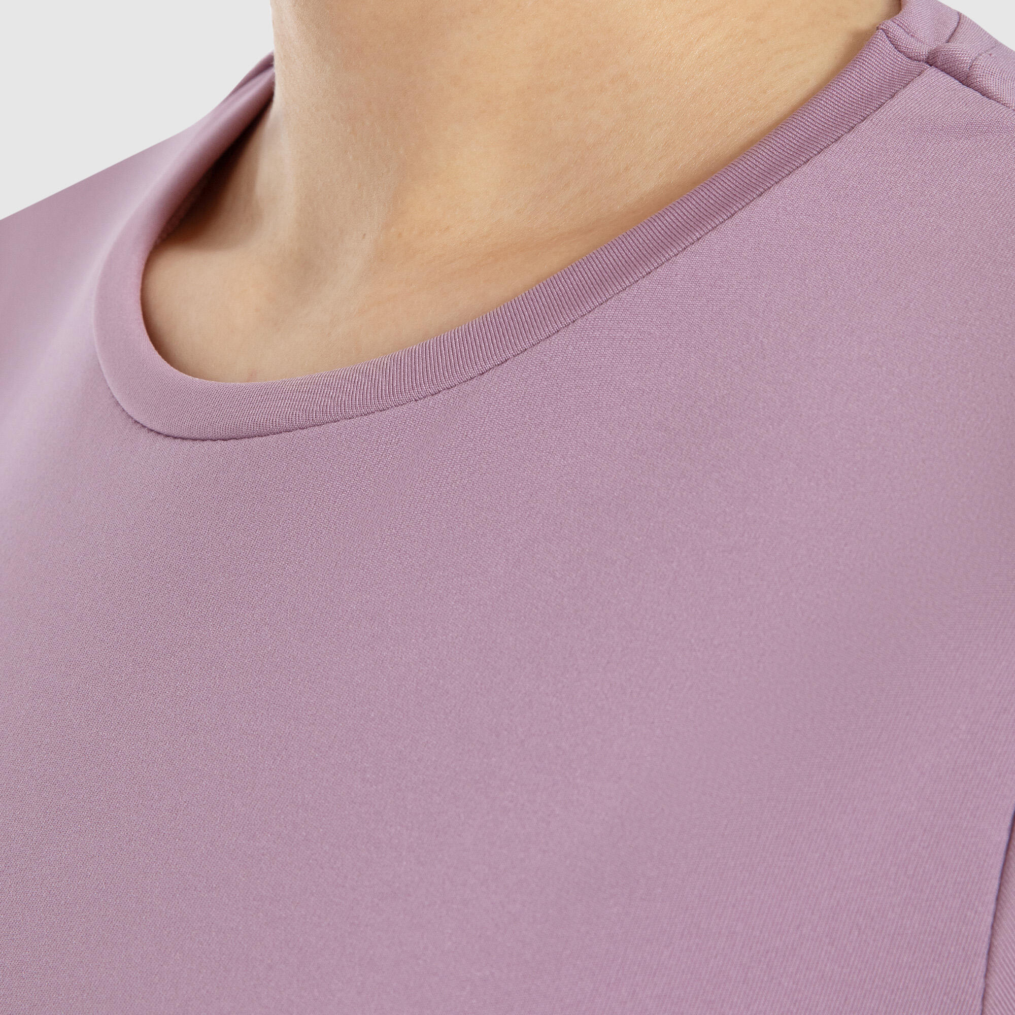 Damen Crop Longsleeve Tisha Lila 4/5