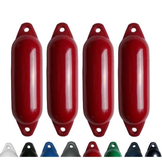 Set de 4 pare-battages de Star 45 - rouge bordeaux, 70 x 24 cm