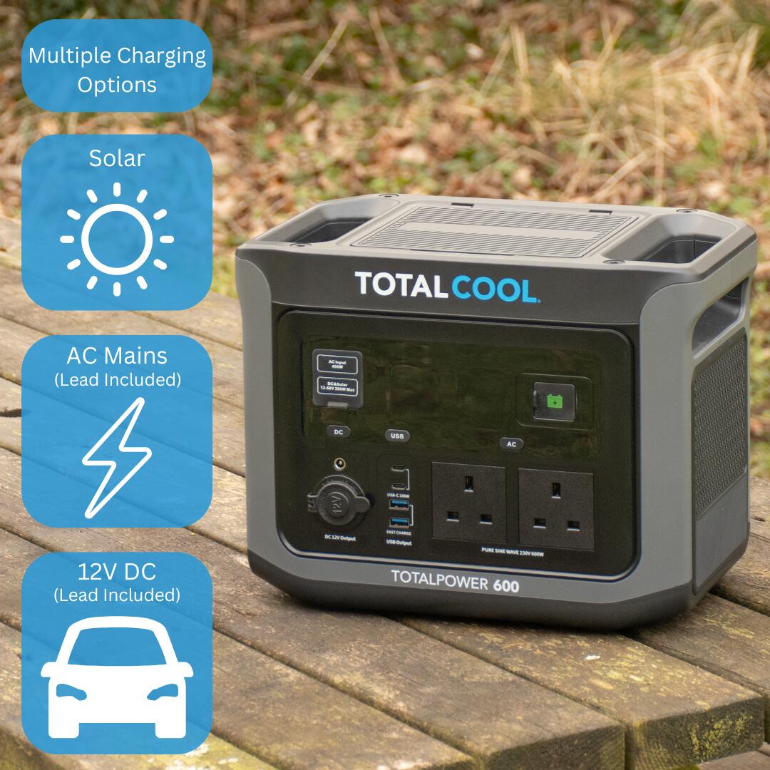 Totalpower 600 Draagbare Powerbank - 600W Zonne-energie Station 4/7