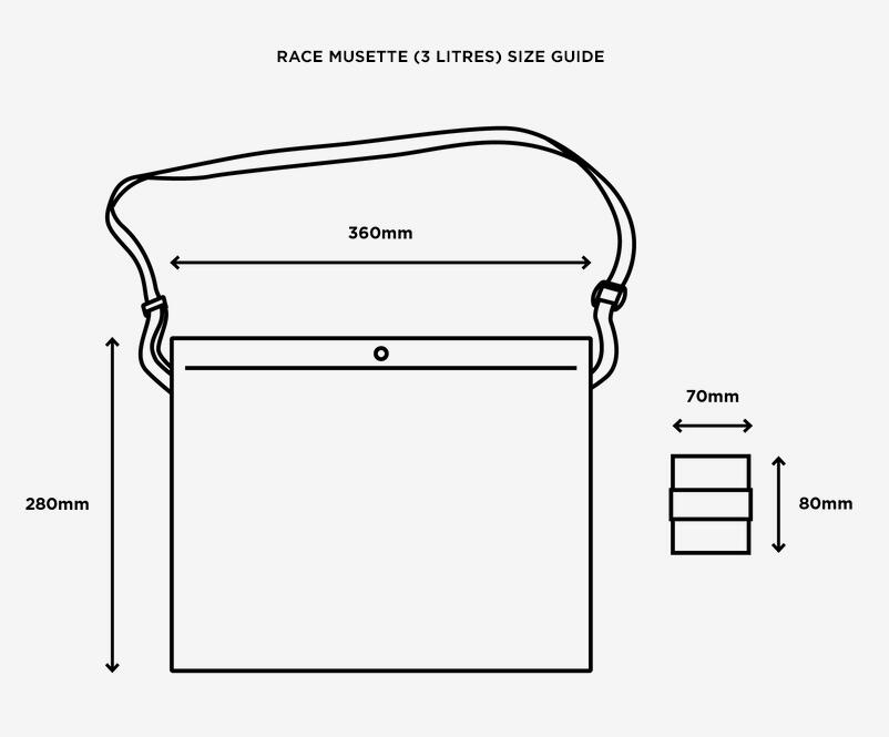 Musette Restrap Race Musette 3L Vert 2/2