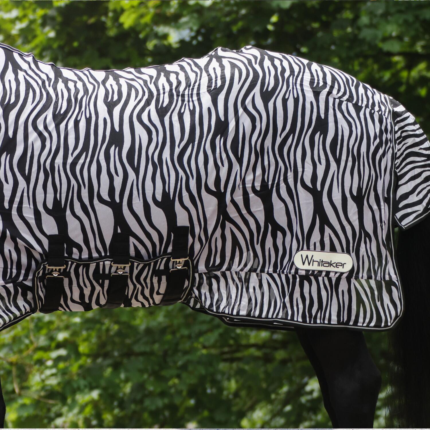Whitaker Fly Mesh Horse Rug in Zebra Print 4/5