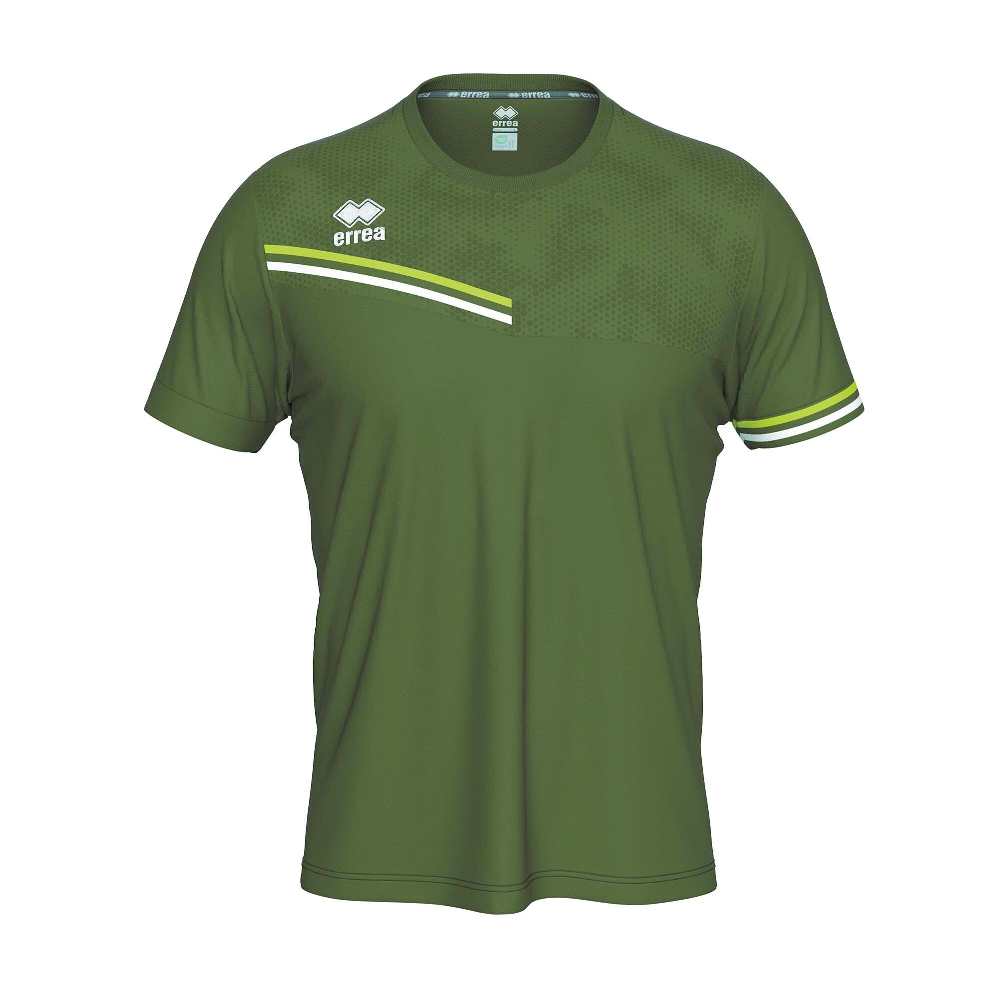Errea - Errea Evan T-shirt Mc Pull Ad Adulte - T-shirt Manches Courtes - Vert - Xl. - Decathlon