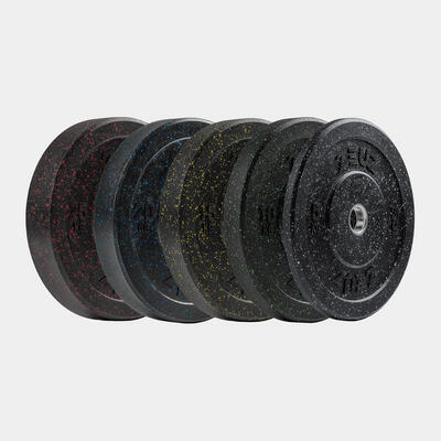 Zeuz 1 stuk halterschijf 15 kg – gewichten set – bumper plates voor 50 mm halter