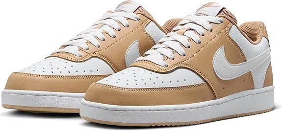 Nike Court Vision Low Next Nature, Scarpe Donna, Hemp/ White, 40 EU 2/4