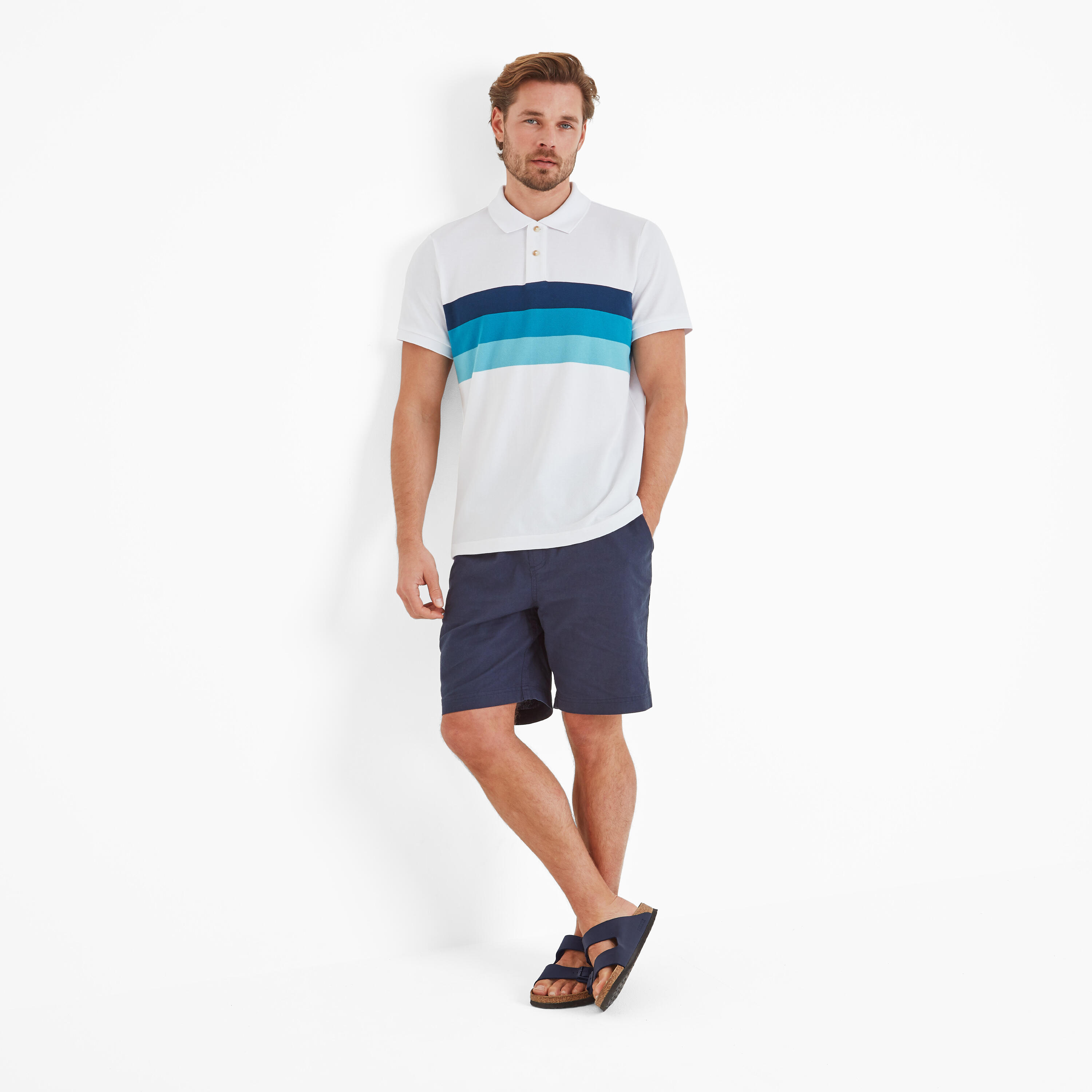 Butley Mens Polo Shirt 3/4
