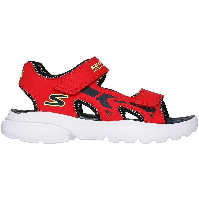 Sandale copii Skechers Razor Splash - Aqua, Rosu