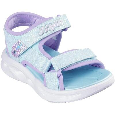Sandalias Skechers Sola Glow Sandal, Azul, Niños