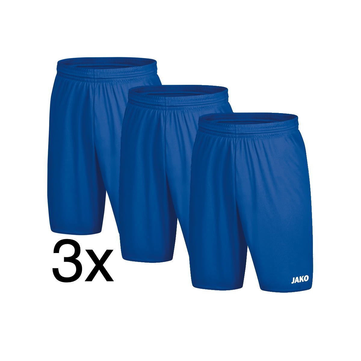 JAKO JAKO Unisex Sporthose Manchester 2.0 im 3er Set - 4400