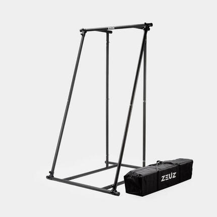 ZEUZ Klimmzug-Rack – Tragbar, Stahl, 200 kg