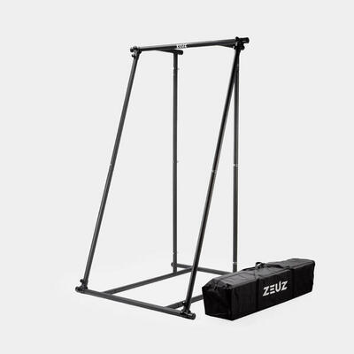 Zeuz pull up bar rack incl. tas – optrekstang station – draagbaar - staal