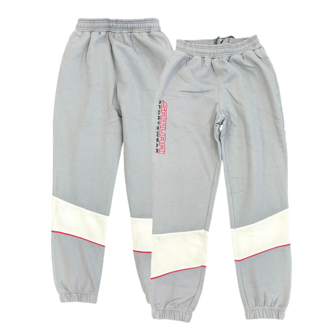 Samurai Men's Monarch Joggers Rugby Grey Logo Pants 1/3