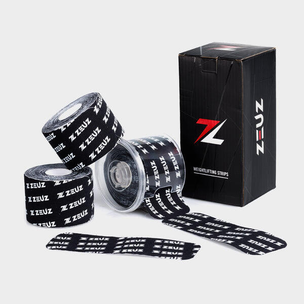 ZEUZ Grip Tape – Hookgrip – Pre-cut Strips 15cm x 5cm – 3-Pack Incl. Dispenser 1/7