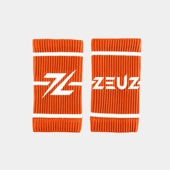 ZEUZ Bandeaux anti-transpiration pour poignet - Lot de 2 Orange, Taille unique