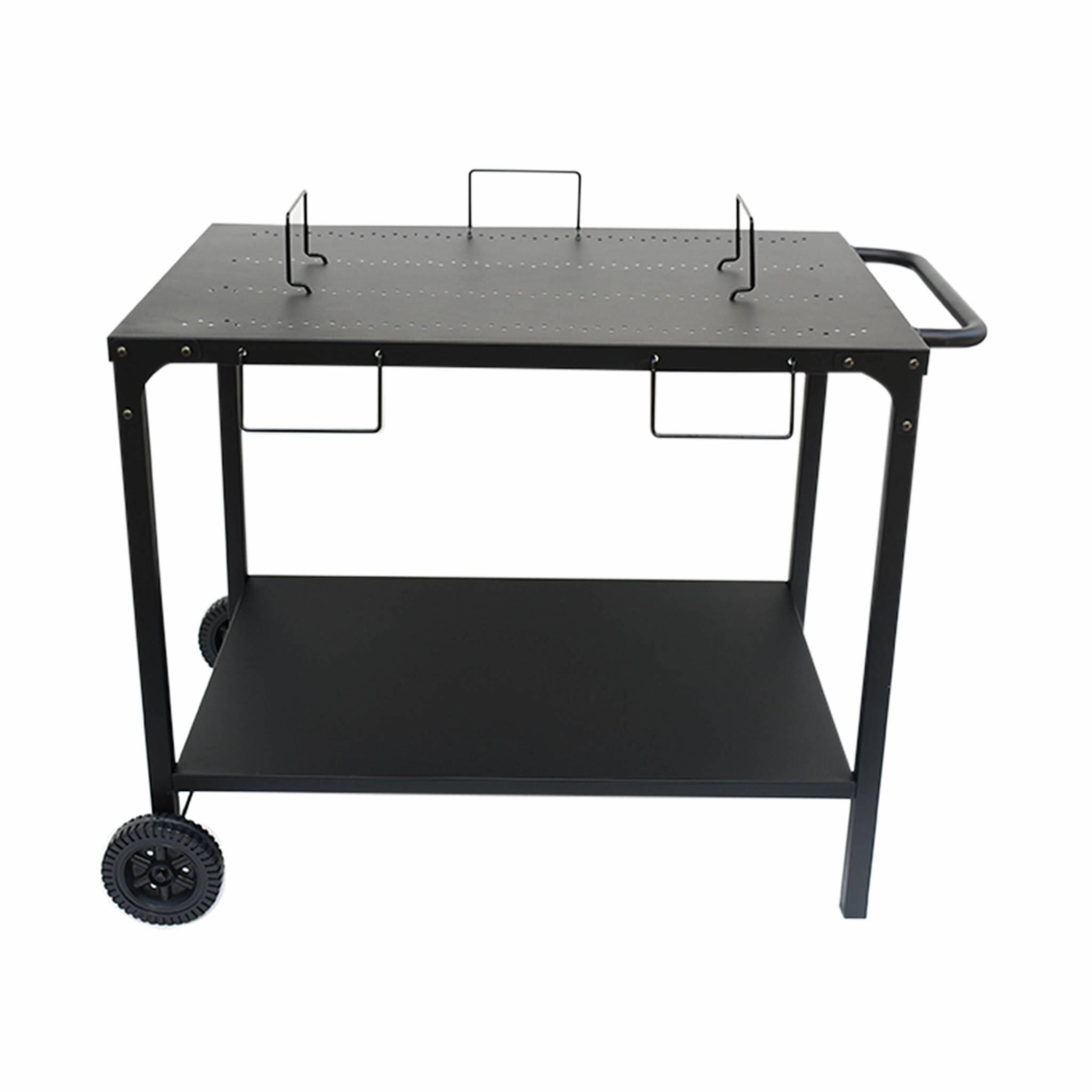 Mesa de prancha assadora modular, Preto 5/6