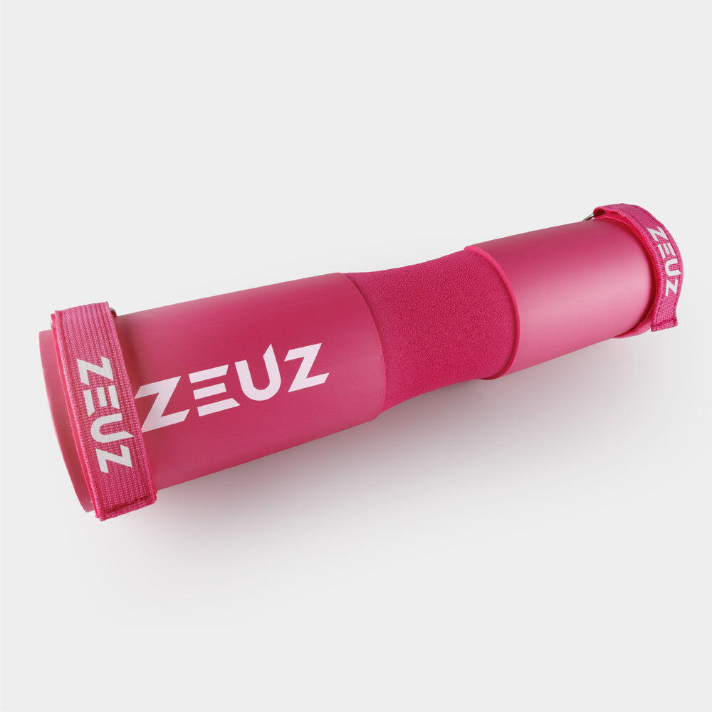 ZEUZ Barbell Pad – Squat & Hip Thrust – Fitness – Halter Kussen – Roze 2/7