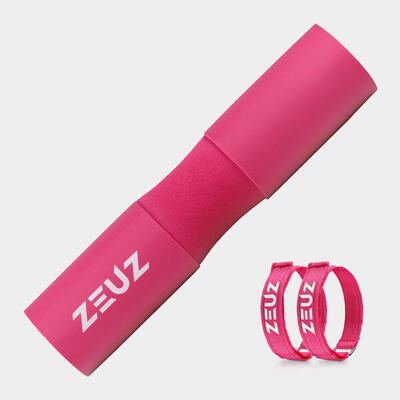 Zeuz barbell pad – squat & hip thrust - fitness – halter kussen – roze