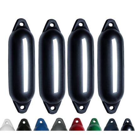 Set de 4 pare-battages de Star 15 - noir, 45 x 12 cm