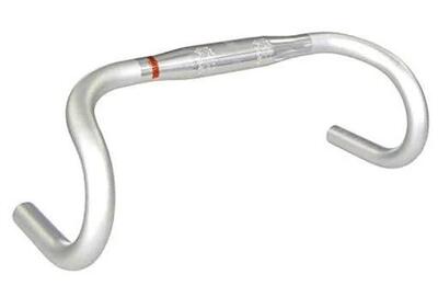 Manubrio per bicicletta | Manubrio B105aa SSB | Argento 420 | Nitto