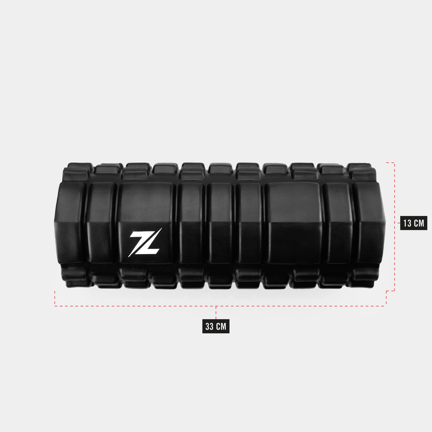 ZEUZ 4-Delige Foam Roller Triggerpoint Massage Set – Zwart 2/7