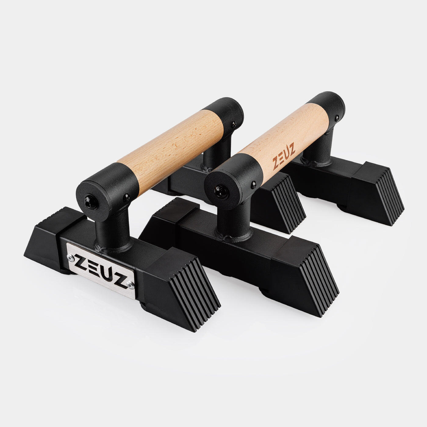 Parallettes en bois ZEUZ pour la callisthénie, le Functional – Hauteur : 12,5 cm 2/7