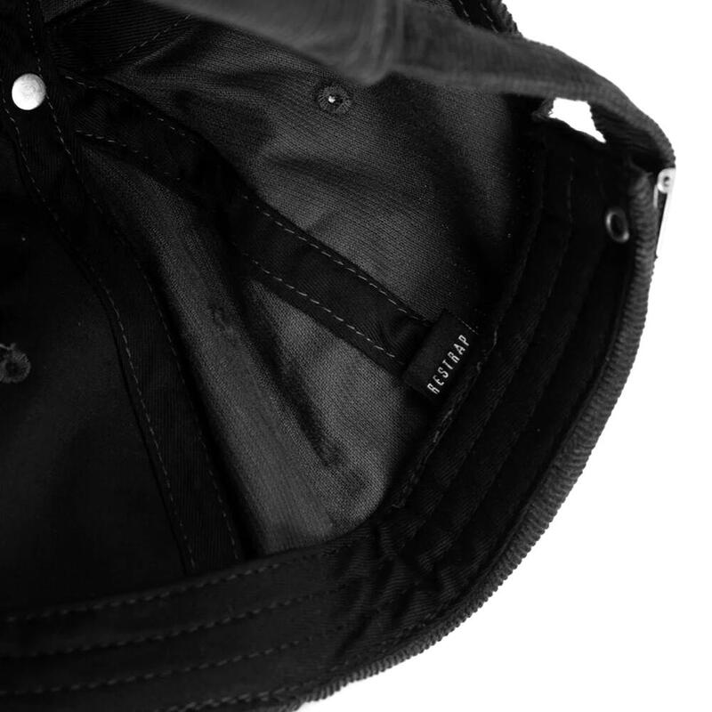 Textile Camp Cap Black RESTRAP
