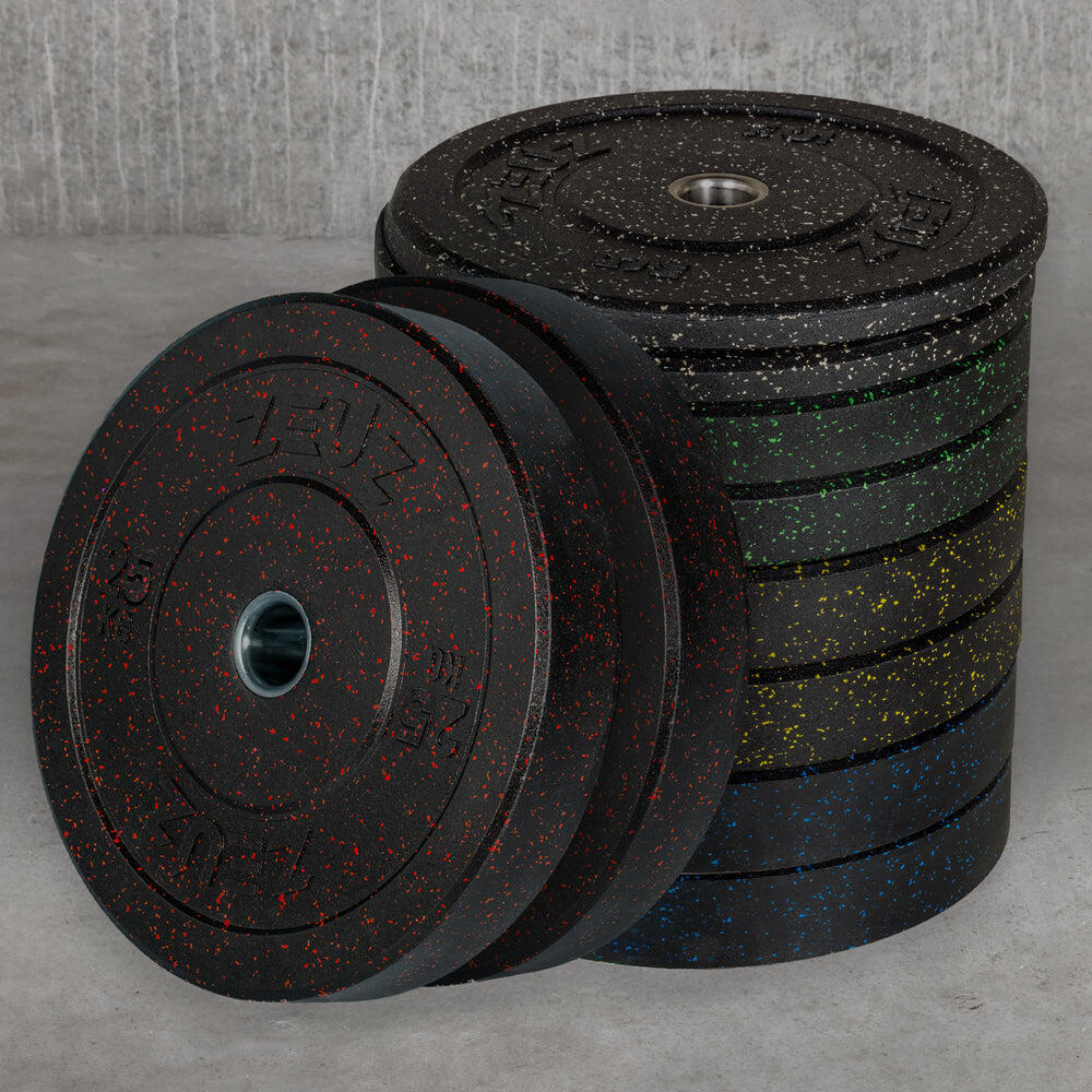 ZEUZ 1 Piastra di Peso 15 KG – Piastre Bumper per Bilanciere da 50 mm 4/7