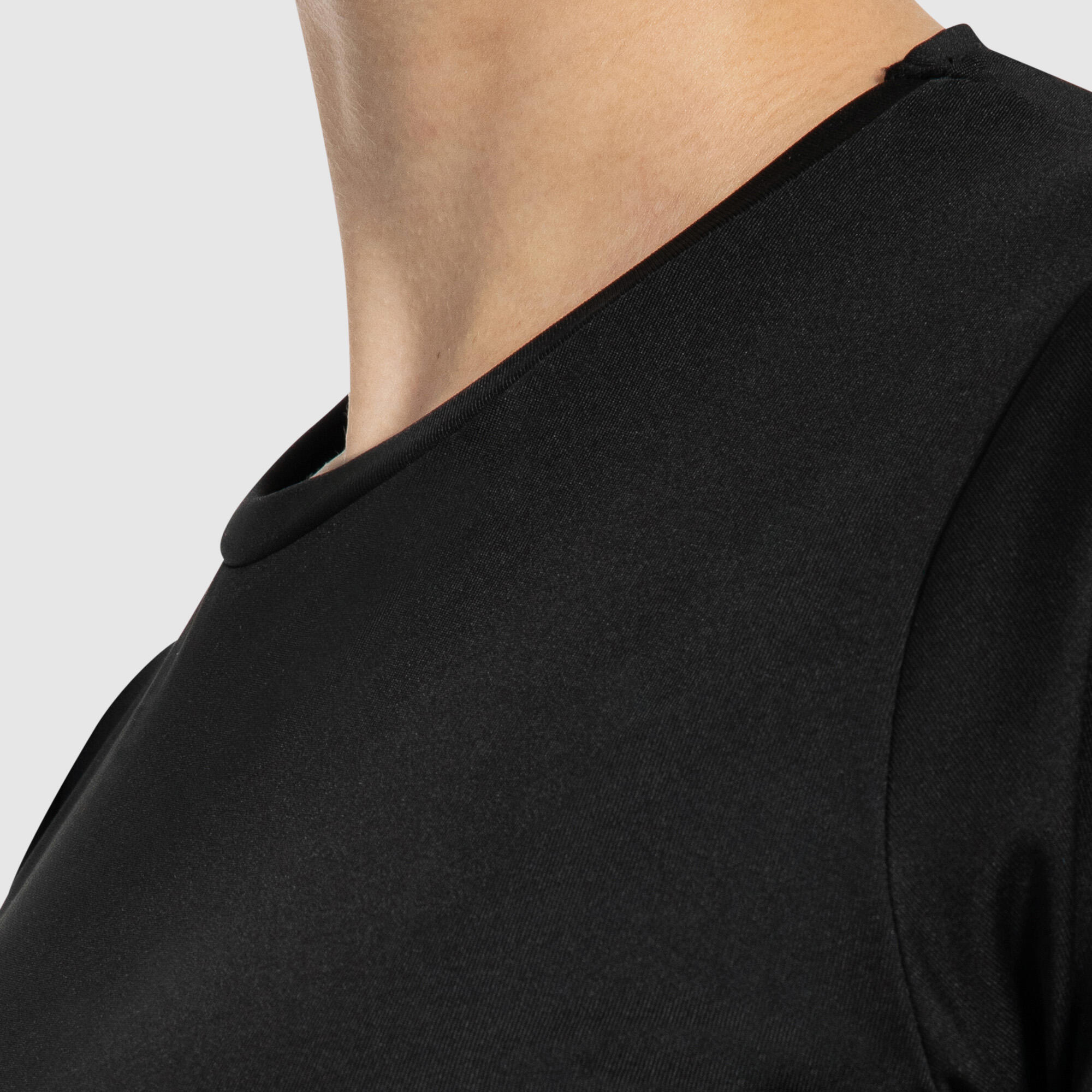 Damen Crop Longsleeve Tisha Schwarz 5/5