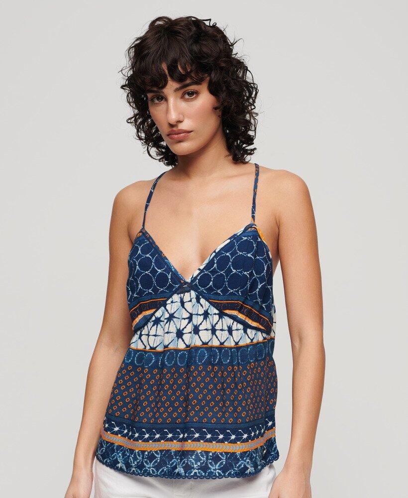 SUPERDRY Bedrucktes gewebtes Cami-Oberteil