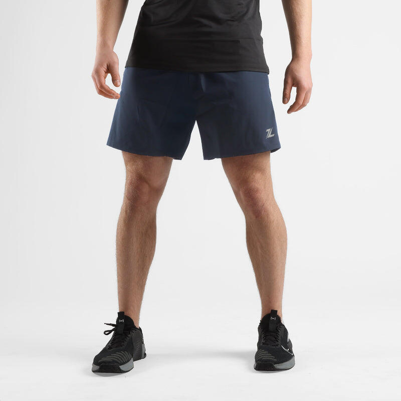 Pantaloncini sportivi da uomo ZEUZ, blu scuro, taglia XL 2/4