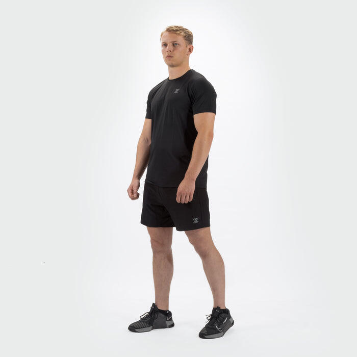 T-shirt de sport ZEUZ pour homme, noir, taille M 4/7