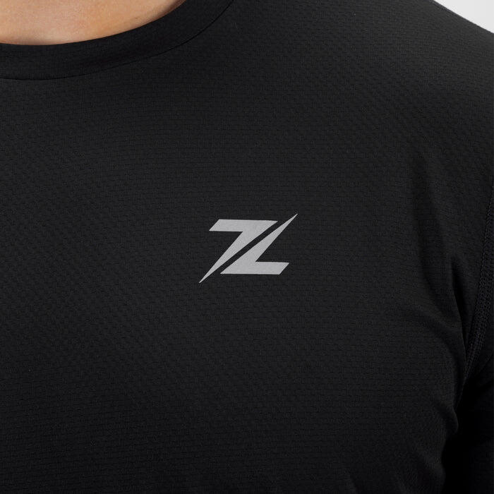 T-shirt de sport ZEUZ pour homme, noir, taille M 6/7