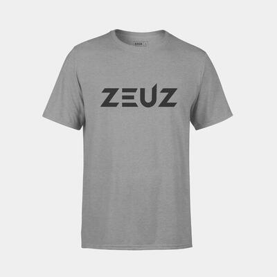 Zeuz sport t-shirt unisex - sportkleding man & vrouw - maat xxl - grijs