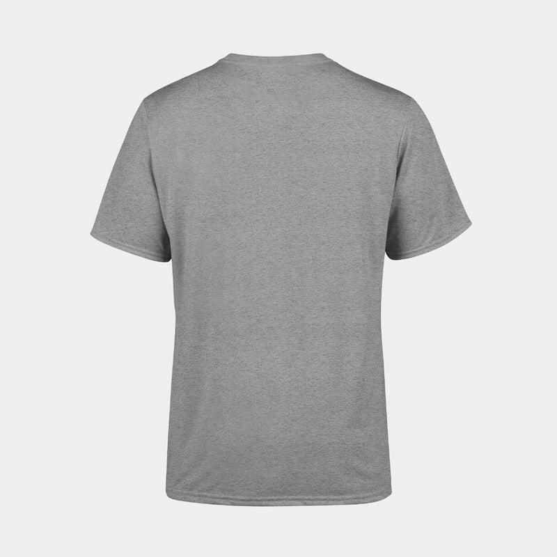 T-shirt de sport unisexe ZEUZ gris, taille S 2/2