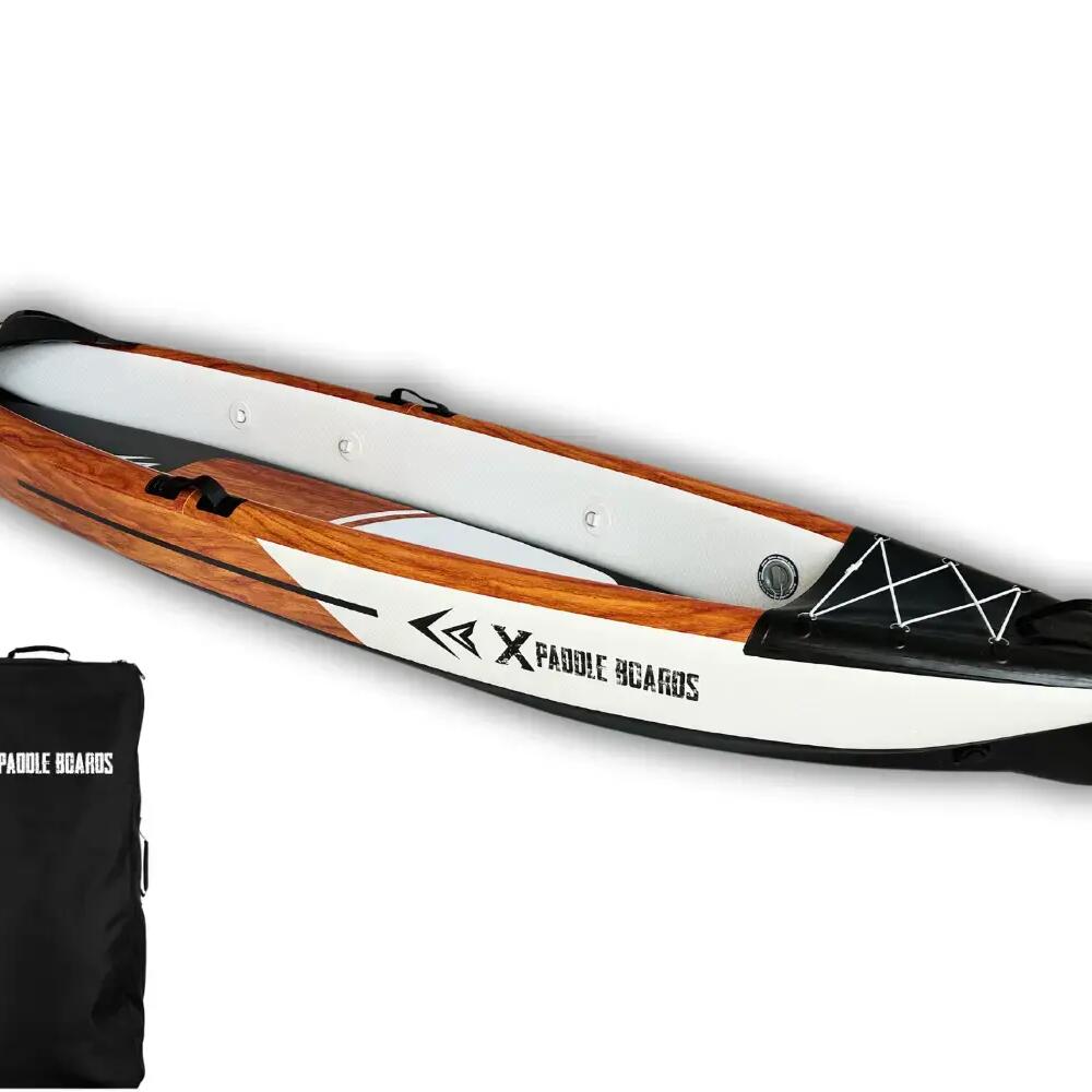 K-Black 1-Person Drop-Stitch Kayak 366x75x42 cm – Complete Pack